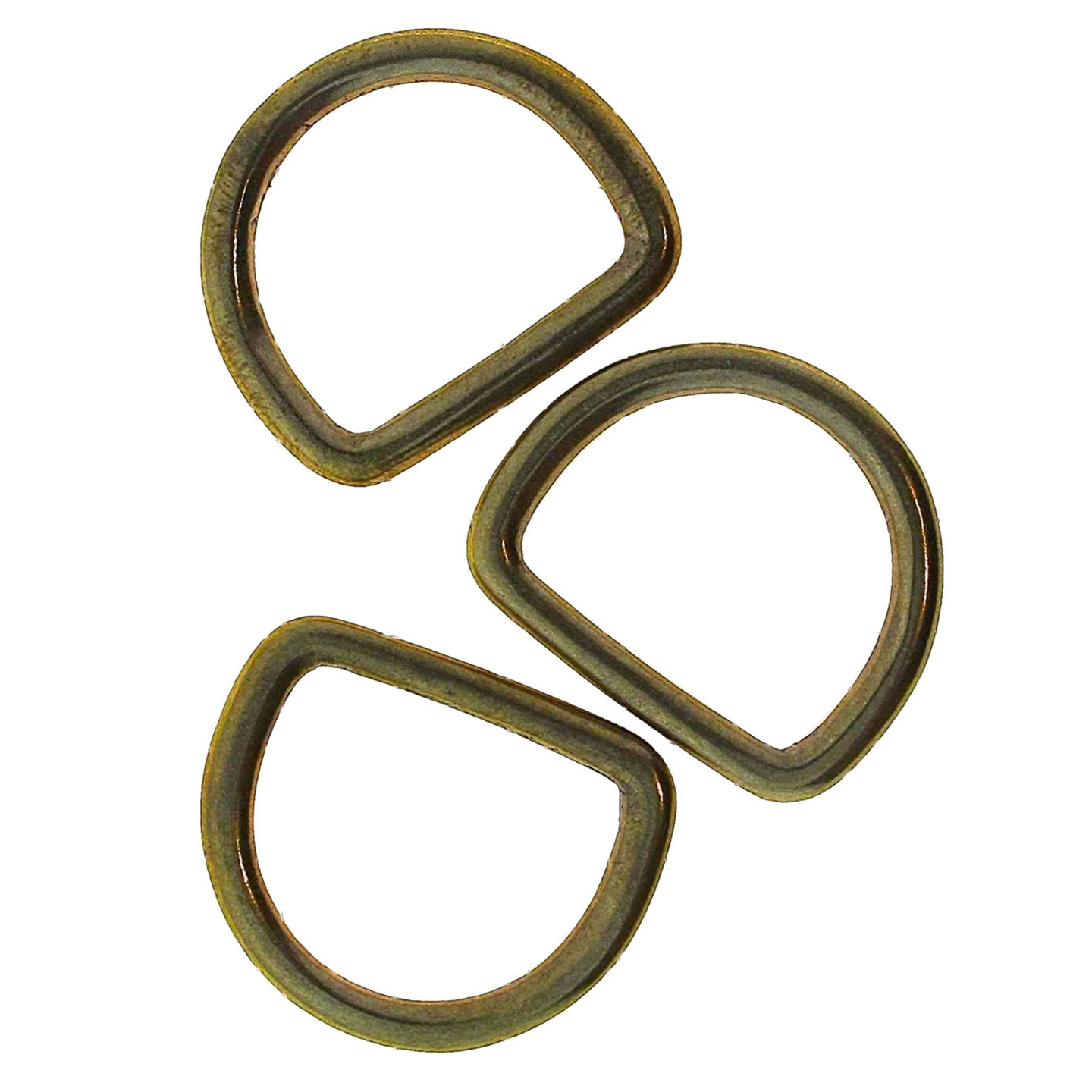 x3 Leathercraft Hardware Strap D Link Fastener for Leather Straps