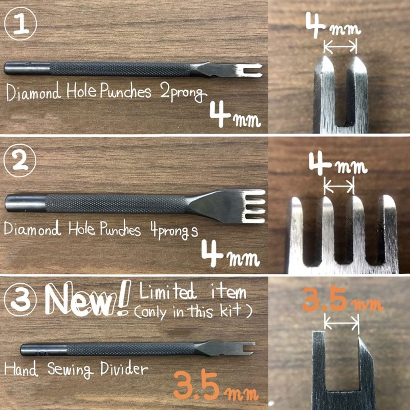 Oka Welcome to Leathercraft Hand Sewing Kit 4mm Leather Stitching