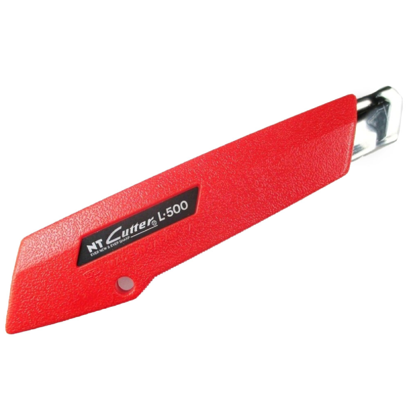 NT Cutter L-500P Utility Knife Snap Off Blade 18mm Screw Lock Red
