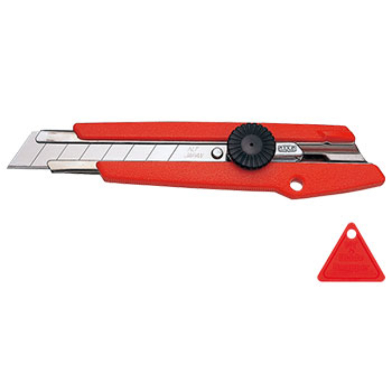 NT Cutter L-500P Utility Knife Snap Off Blade 18mm Screw Lock Red