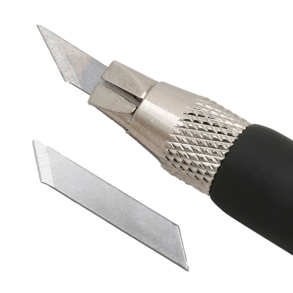 NT Cutter D500GP Precision Art Knife Aluminium Grip Craft Tool x10