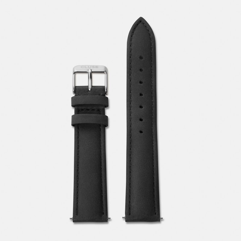 Cluse CLS010 CS1408101004 Strap 18 mm Black/Silver