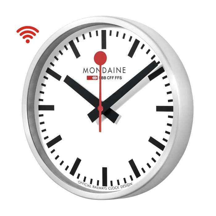 Wifi Mondaine Stop2Go SBB MSM.25S11 Smart Wanduhr Clocks