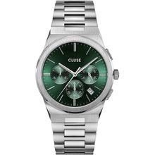 Cluse CW20803 Vigureux Chrono Steel Green Herrenuhr