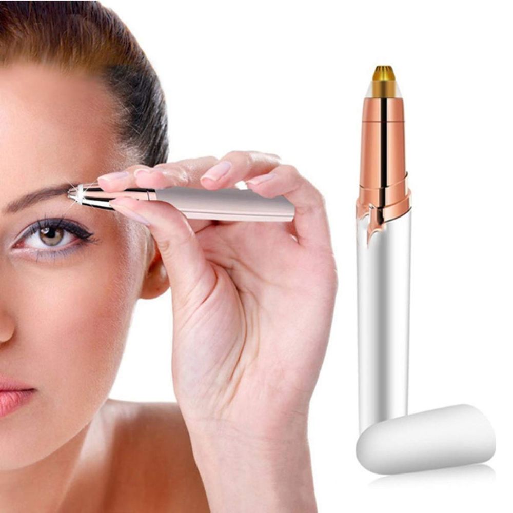 Augenbrauen Haarentferner und Gesichtstrimmer in Form eines Lippenstifts