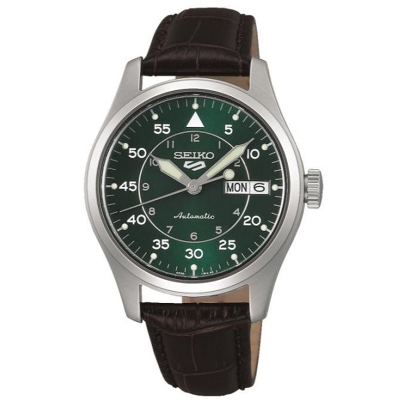 Reloj automático hombre Seiko 5 Sports SRPJ89K1 'Kelly Green Flieger' 36.4mm