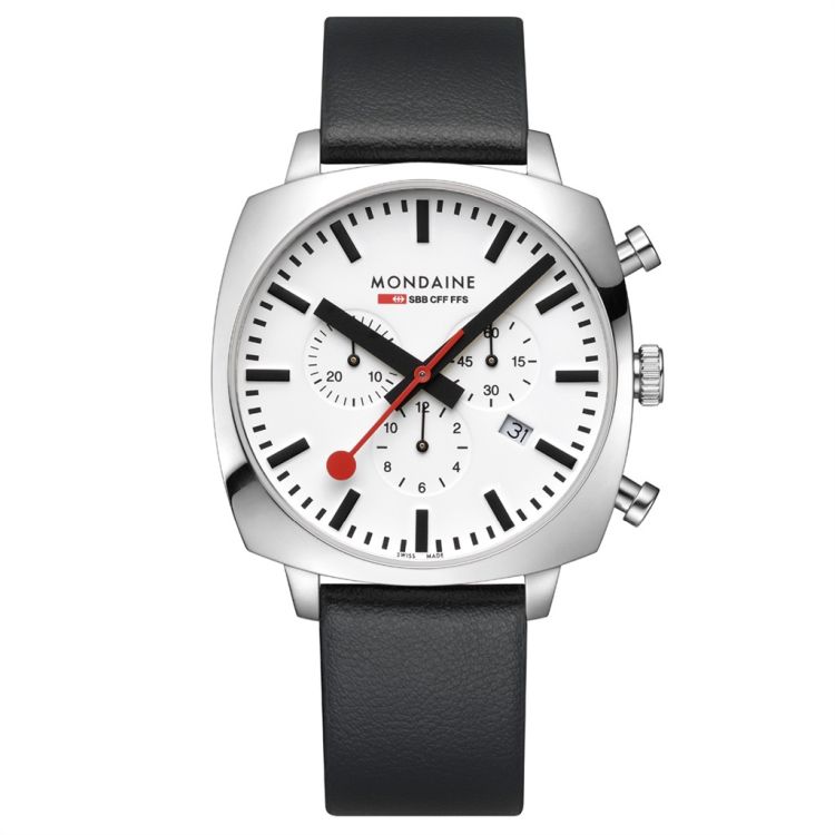 Mondaine MSL.41410.LBV.SET Cushion Chrono Herren