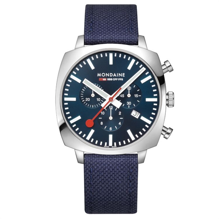 Mondaine MSL.41440.LD.SET Cushion Chrono Herren