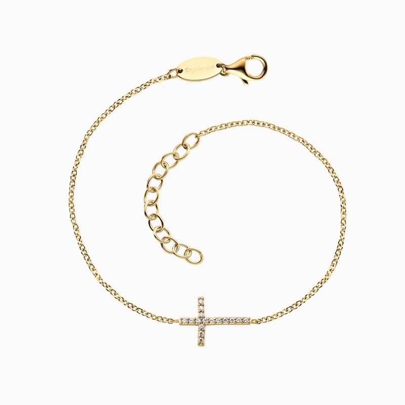 Engelsrufer ERB-LILCROSS-ZI-G Basis Damen Armband