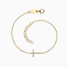 Engelsrufer ERB-LILCROSS-ZI-G Basis Ladies Bracelet