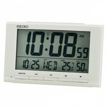 Seiko QHL090W LCD-Wecker