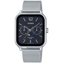Casio Collection MTP-M305M-1AVER Moonphase Square Herrenuhr