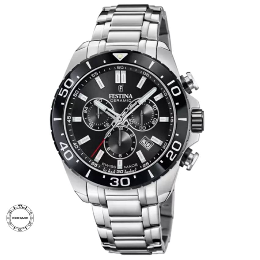 Festina F20042/4 Swiss Made Ceramic Herrenuhr
