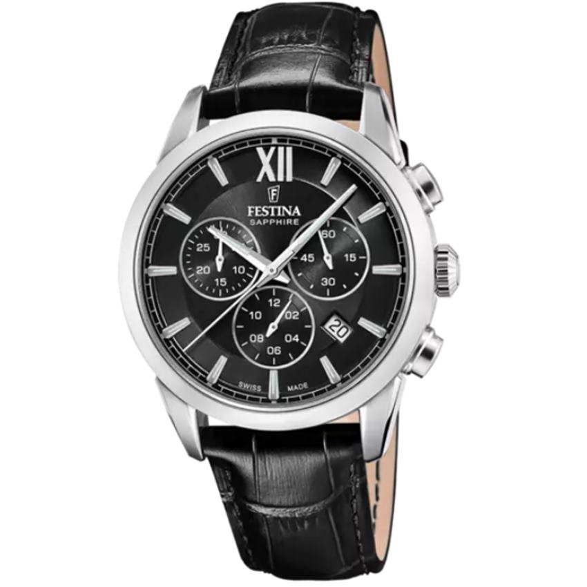 Festina F20041/4 Chrono Swiss Made Herrenuhr