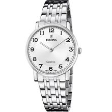 Festina F20047/1 Swiss Made Acero Klassik Damenuhr