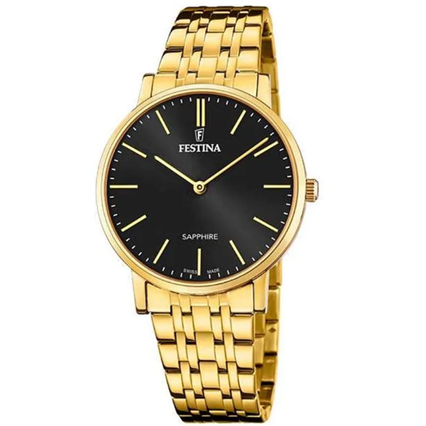 Festina F20046/5 Swiss Made Acero Klassik Herrenuhr