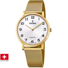 Festina F20022/5 Swiss Made Klassik Acero Herrenuhr