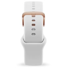 Watch strap silicone size M 22mm white 021419