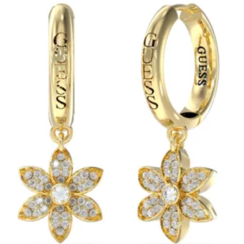Guess JUBS04323JWYGT-U White Lotus Damen Ohrringe