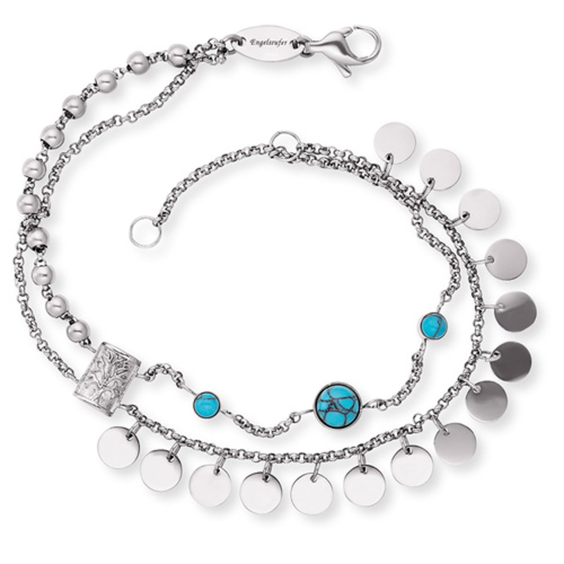 Engelsrufer ERBS-TREE-ZI Boho Duo Damen Armband & Fusskette