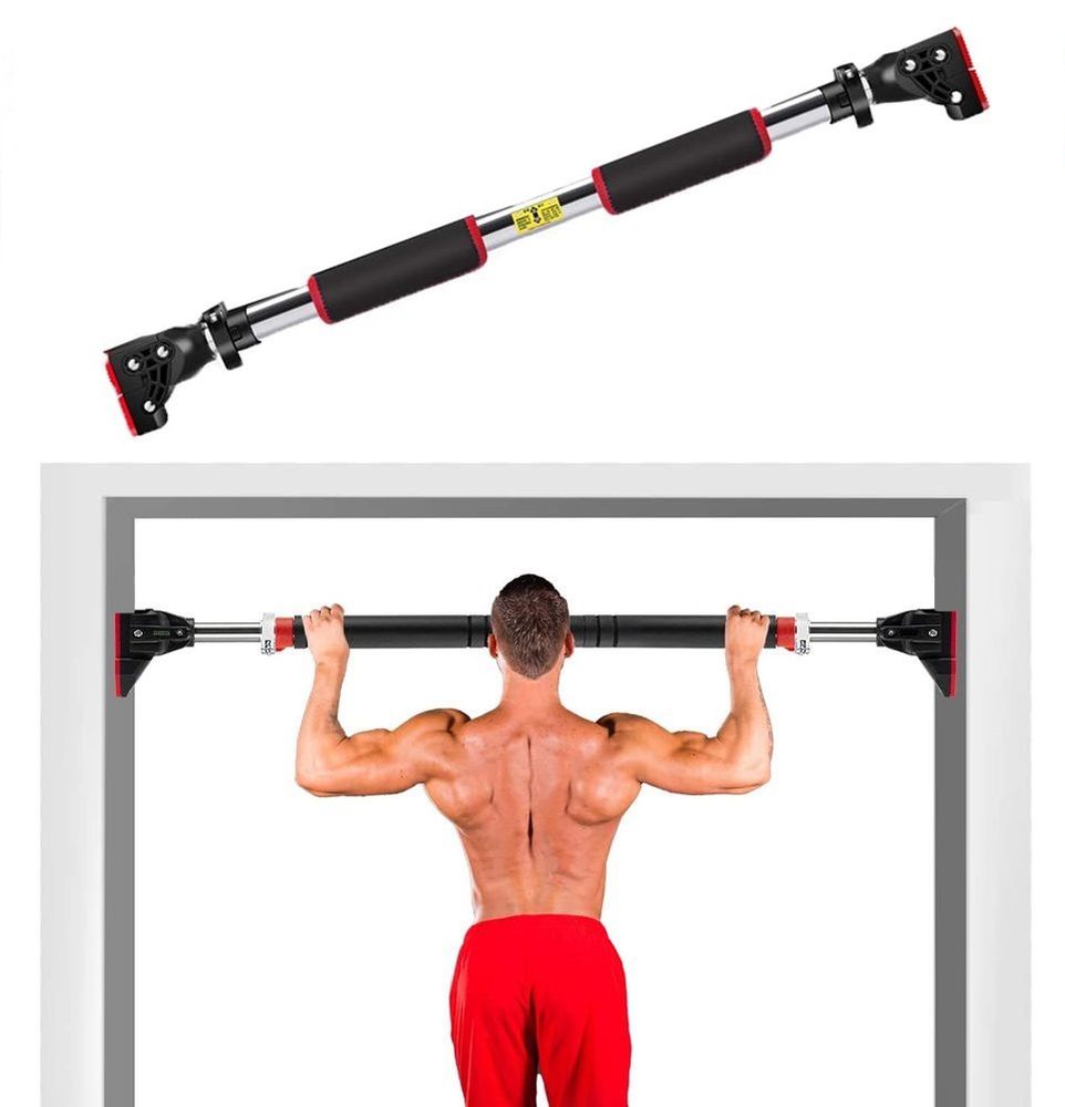 Profi Türreck Klimmzugstange Pull Up Bar mit Wasserwaage