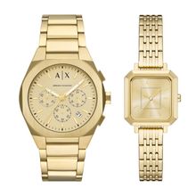 Armani Exchange AX7171SET Uhren-Set Das perfekte Duo für SIE & IHN