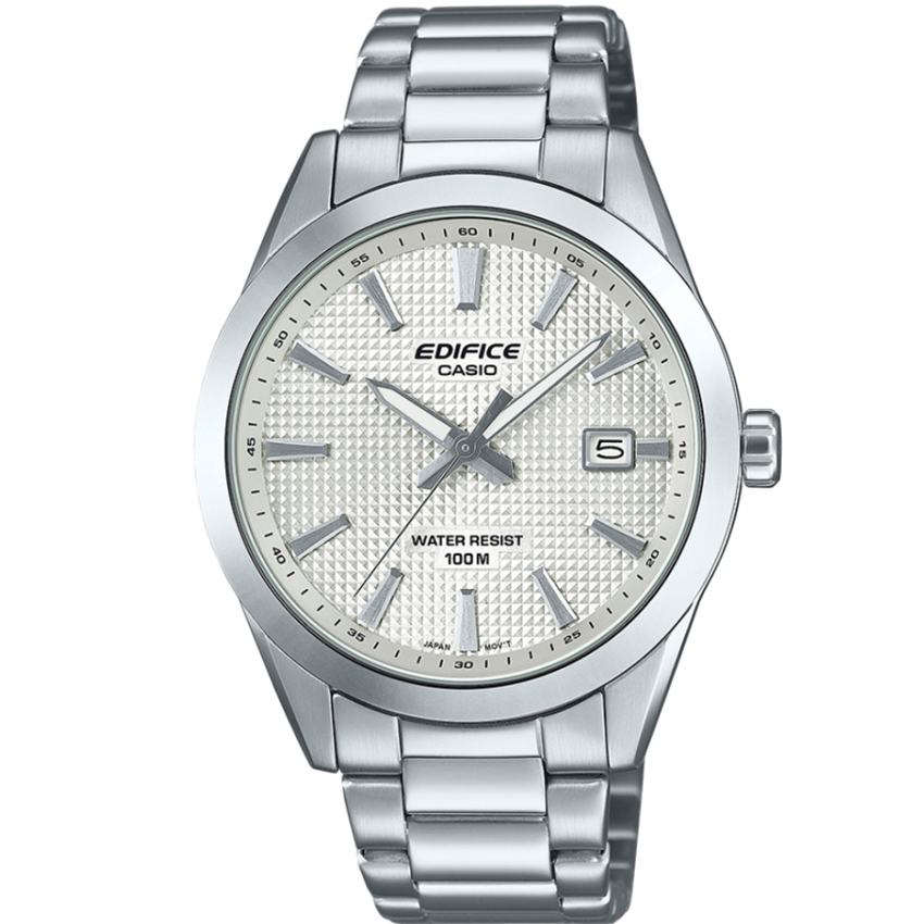 Casio - Reloj de pulsera modelo EFV-160D-7AVEF para hombre, de acero inoxidable con resistencia al agua hasta 10 bares y cierre de triple pliegue