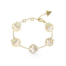 Guess JUBB05582JWYGS Armband Kleeblatt Gold