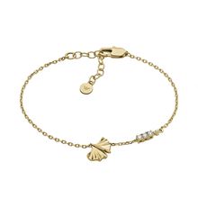 Emporio Armani Damen Armband Gold Ginkgo Zirkonia EGS3263710