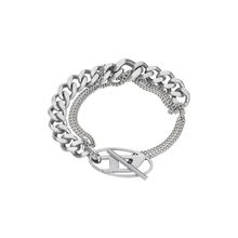 Diesel Men’s Bracelet DX1550040 – Silver Stainless Steel