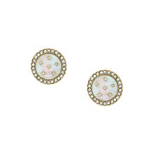Fossil JF04868710 Classic Mother‑of‑Pearl Gold Ohrstecker – Eleganz in Edelstahl