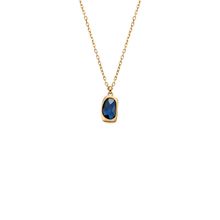 Skagen SKJ1884710 Women’s Necklace Gold with Dark Blue Stone – Timeless Elegance .