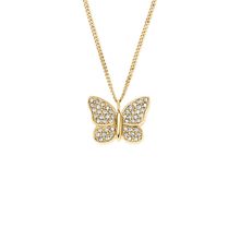Fossil Damen Halskette Schmetterling JF04920710 – Eleganter Edelstahl-Schmuck