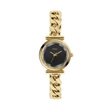 Fossil Women’s Watch ES5440 – Golden Elegance with Black Dial