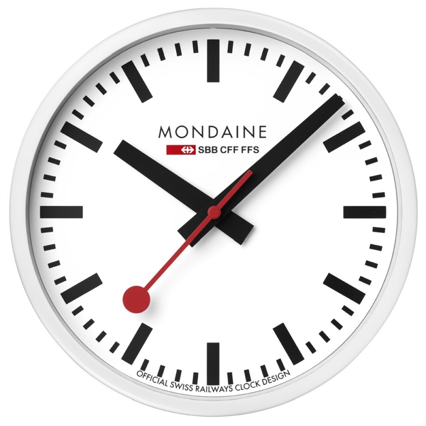 Mondaine A990.CLOCK.10SBB Clocks Classic Wanduhr