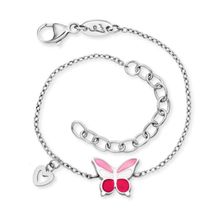 Herzengel HEBS-PINKBUTTERFLY Kids Bracelet