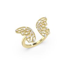 Guess JUBR06118JWYG Borboleta Damen Ring