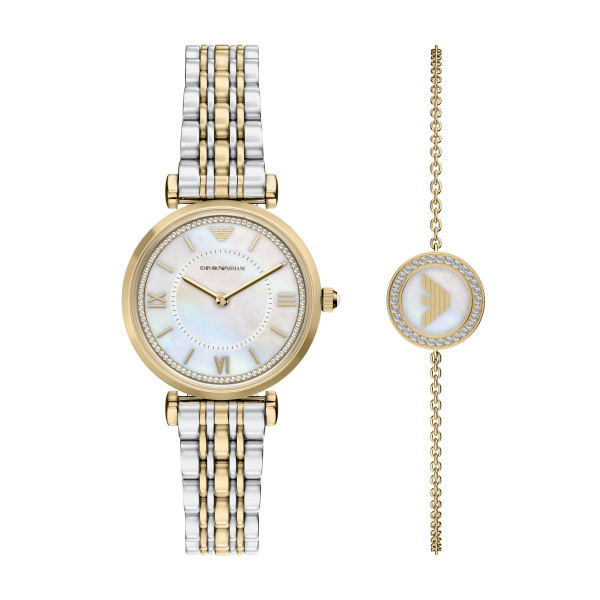 Emporio Armani AR80086SET Armband Set Uhr