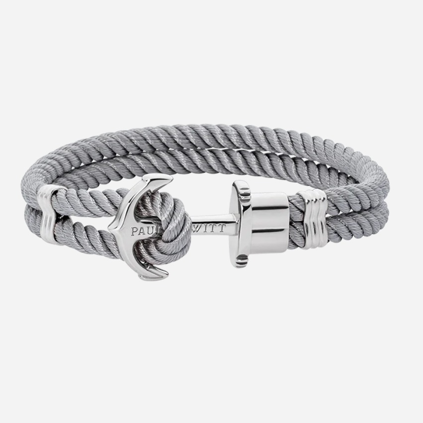 Paul Hewitt PH-FB Phrep Vintage Grau Herren Armband