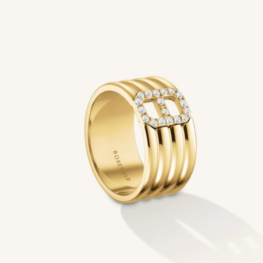 Rosefield JROS Fine Octagon Damen Ring