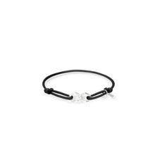 Buddha to Buddha 001J051350325 Chain XS Cord Silver Black Men Bracelet