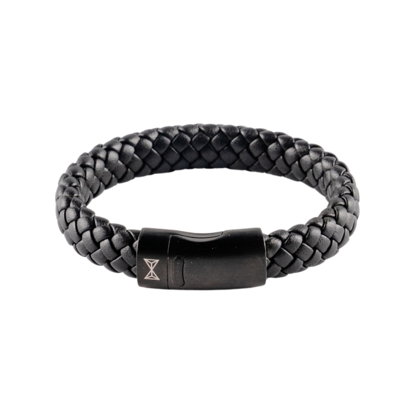 AZE Jewellery AJ-BL402-B Iron Jack Black-on-Black Junior Armband