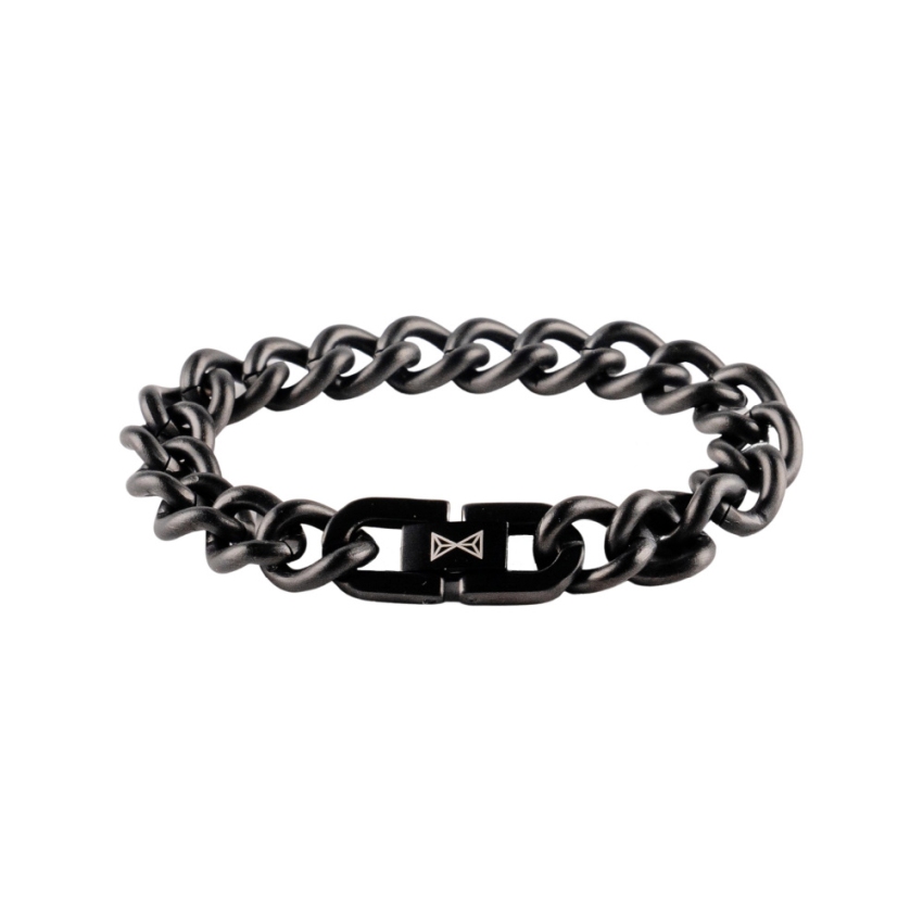 AZE Jewellery AJ-BM401-B Gourmette Satin - Noir Junior Armband