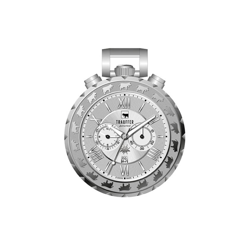Trauffer TR-TC-01-SK-01 Taschenuhr Herren
