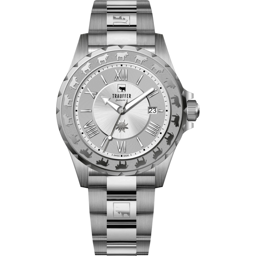 Trauffer TR-AG-01-SM-01 Alpenaufzug Herren Uhr