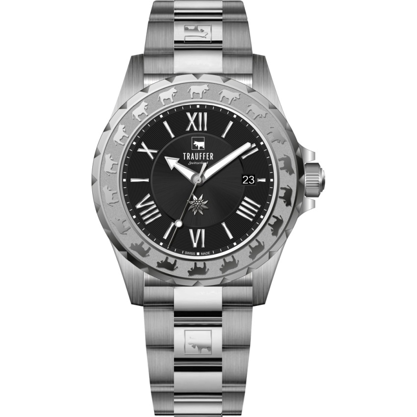 Trauffer TR-AG-02-SM-01 Alpenaufzug Herren Uhr