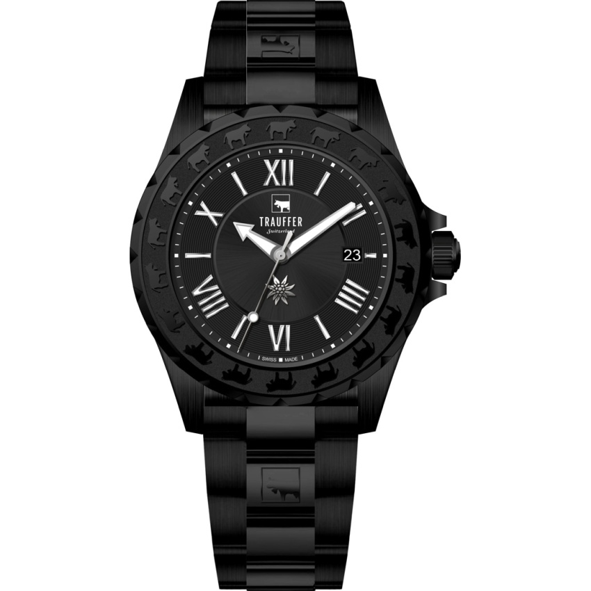 Trauffer TR-AG-02-NM-01 Alpenaufzug Herren Uhr