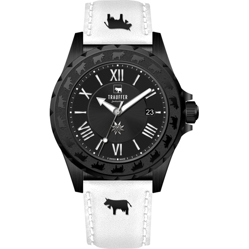 Trauffer TR-AG-02-NL-23 Black Collection Herren Uhr