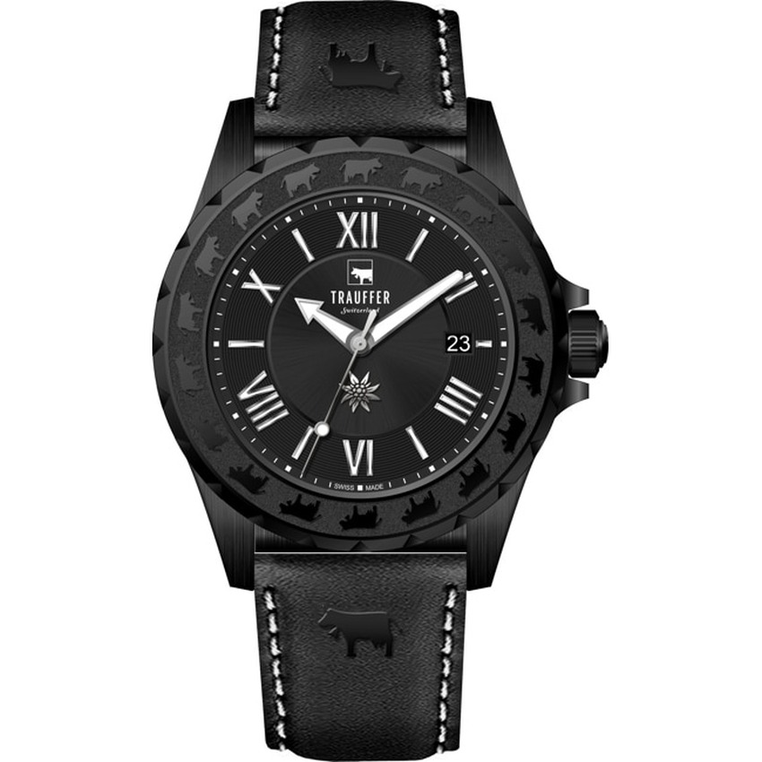 Trauffer TR-AG-02-NL-21 Black Collection Herren Uhr