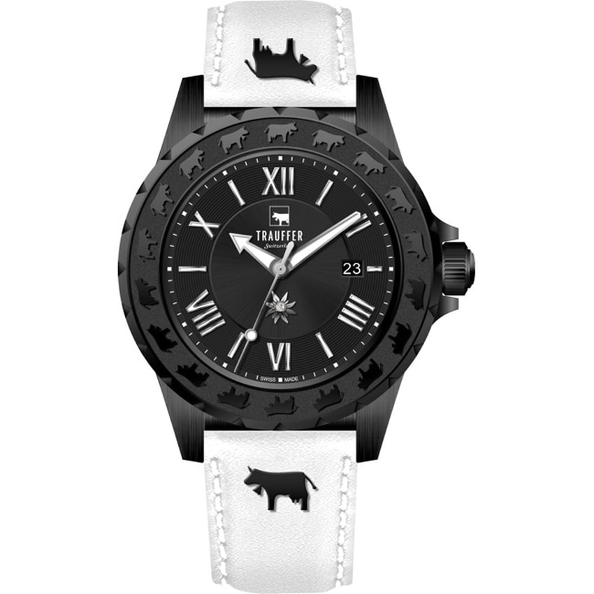 Trauffer TR-AL-02-NL-23 Black Collection Herren Uhr